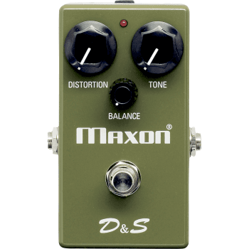 Maxon d and s distortion / sustainer pedal efectos guitarra