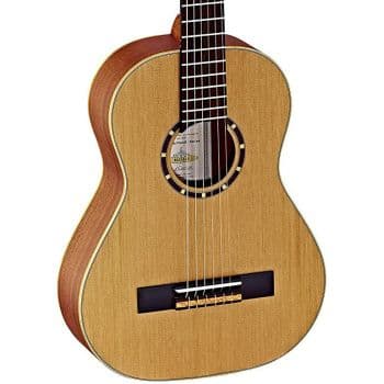 Ortega r122-1/2 nt guitarra clásica family 1/2 natural