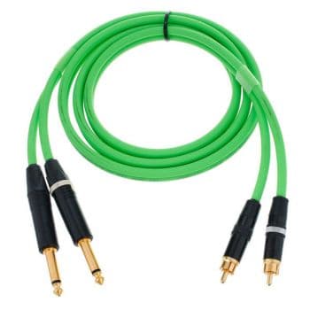 Cordial ceon dj plug-rca 1,5 g cable 2 jack macho a 2 rca macho 1,5 metros
