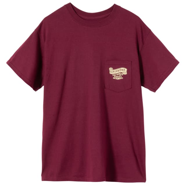 Gibson epiphone house of stathopoulo tee (maroon), large