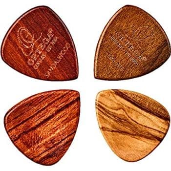 Ortega ogpw-mix4 pack de 4 púas de madera