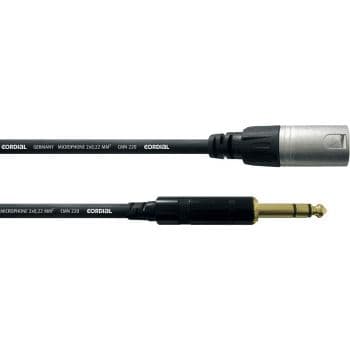 Cordial cim 6 mv cable de xlr macho a jack balanceado 6 metros