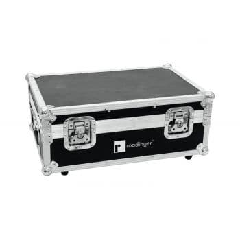 Roadinger 4x Akku TL-3 Trusslight QuickDMX Con Función de Carga Flightcase Flightcase 4x AKKU TL-3 Trusslight QuickDMX con Fu