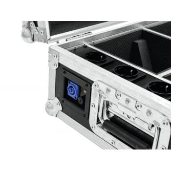 Roadinger 4x Akku TL-3 Trusslight QuickDMX Con Función de Carga Flightcase Flightcase 4x AKKU TL-3 Trusslight QuickDMX con Fu