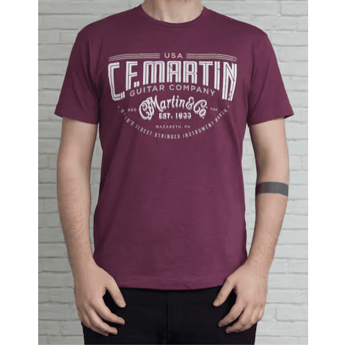 Martin Accesorios CAMISETA CF MARTIN WORLDS OLDEST VIN BURGUNDY (S) CAMISETA CF MARTIN WORLDS OLDEST VIN BURGUNDY (S)