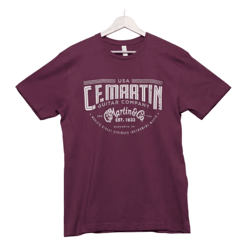 Martin Accesorios CAMISETA CF MARTIN WORLDS OLDEST VIN BURGUNDY (S) CAMISETA CF MARTIN WORLDS OLDEST VIN BURGUNDY (S)