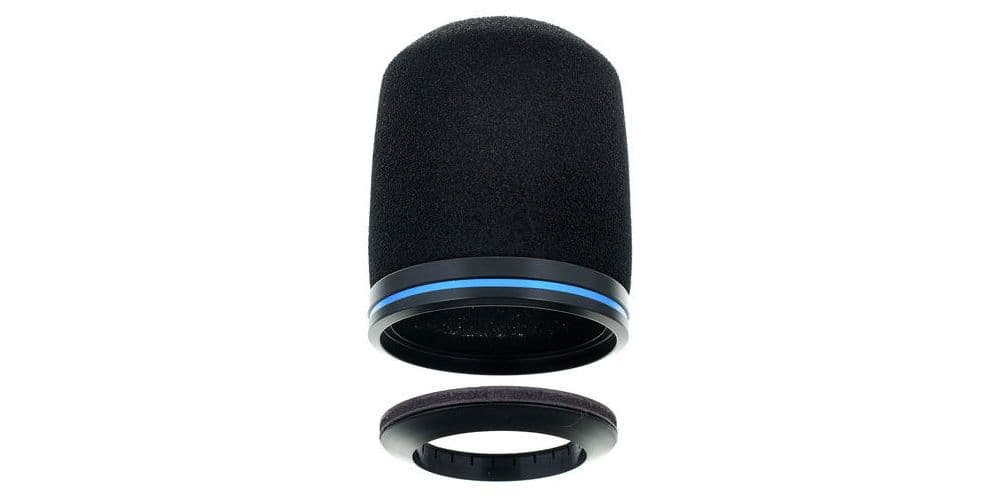 SHURE A57AWS Paravientos de Microfono con Fijacion de Seguridad Negro A57AWS