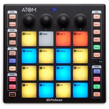 Presonus atom controlador midi usb con 16 pads
