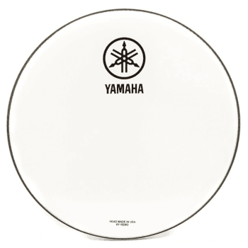 Yamaha Parche Resonante Blanco Logo Nuevo 22" JP31222YV13410 NEW LOGO