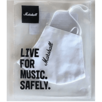 Marshall facemask-wh mascarilla blanca