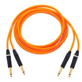 Cordial ceon dj plug 3 o cable 2 jack a 2 jack mono macho 3 metros