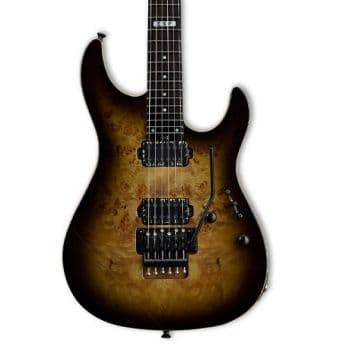 Esp eii sn-ii nebula black burst guitarra electrica