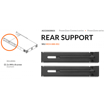 Blaze rear support kit para series powerzone y powerzone connect