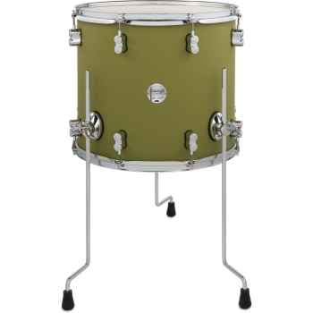 Drum workshop pdp pdcm1416ttso tom base concept maple satin olive 16 pulgadas