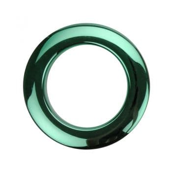 Bass Drum Os HCG2 2" Tom Ports (2 Pack) Refuerzo de agujero de parche de bombo Verde Chrome HCG2 2" Green Chrome Drum O's/Tom Ports (2 Pack) R
