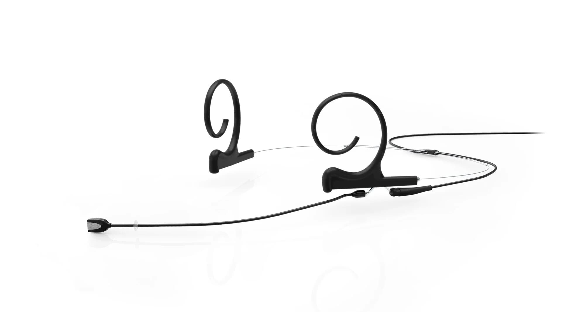 DPA Micro CORE+ Omni. Boom 90mm, flex 2 orejas. Cápsula plana. Negro. TA4 4166-OP-F-B10-MH