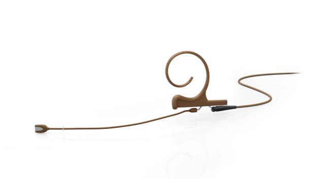 Dpa micro core+ cardio. boom 90mm, flex 1 oreja. microlock. marrón. m