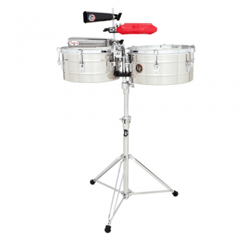 Lp timbales tito puente acero 13/14, lp256-s