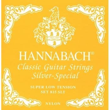 Hannabach 815slt super low tension cuerdas para guitarra clásica