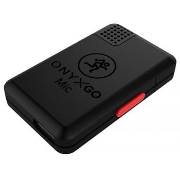 Mackie onyxgo mic micrófono bluetooth con clip y app onyxgo