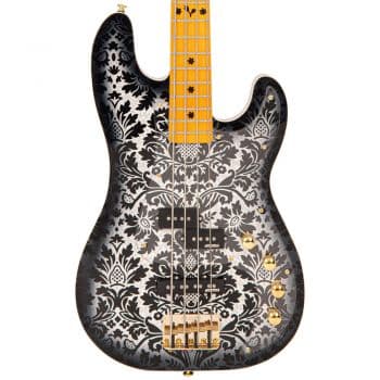 Vintage joe doe lutetia blackburst bajo eléctrico