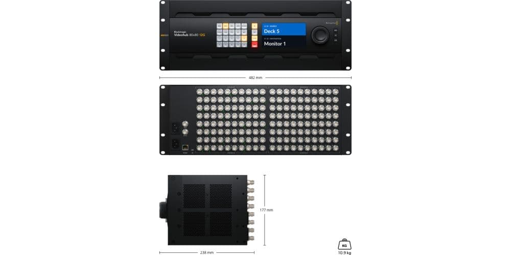 Blackmagic Videohub 80x80 12G Blackmagic Videohub 80x80 12G
