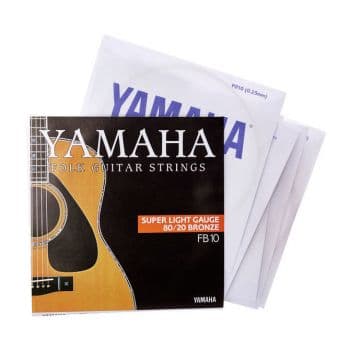 Yamaha fb10 cuerdas guitarra acustica 0.10-0.47