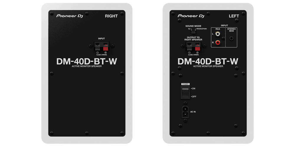 Pioneer Dj DM40D-BT Blanco Monitores Activos Pareja DM40D-BT Blanco