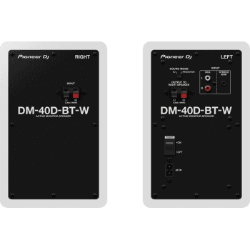 Pioneer Dj DM40D-BT Blanco Monitores Activos Pareja DM40D-BT Blanco
