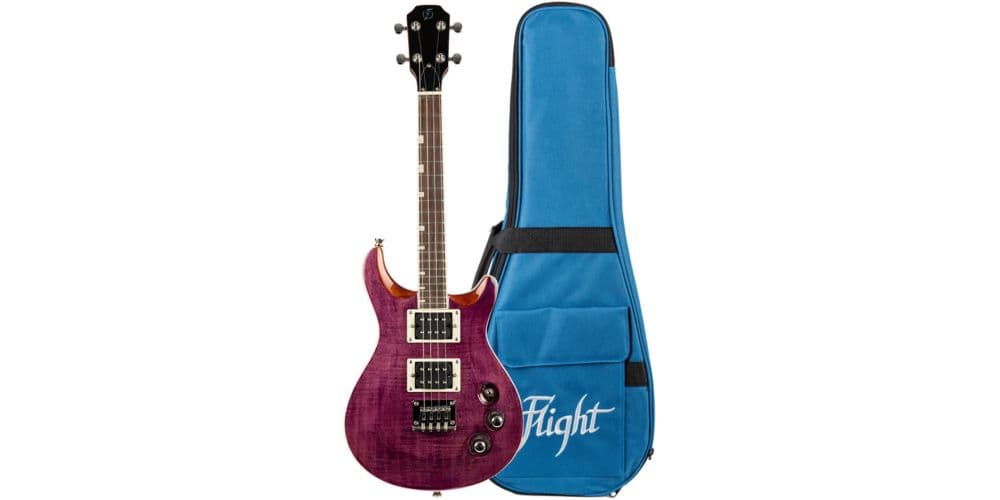 Flight Ukelele Tenor Vanguard Rock Series Transparent Purple Vanguard Rock Series Transparent Purple