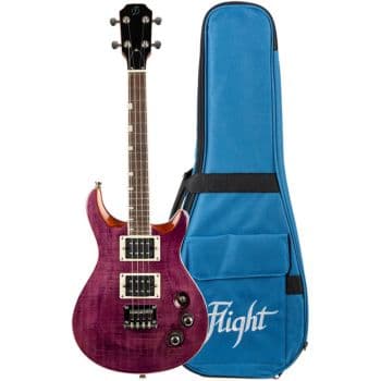 Flight Ukelele Tenor Vanguard Rock Series Transparent Purple Vanguard Rock Series Transparent Purple