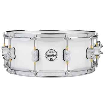 Drum workshop pdcm5514sspw pdp concept maple 5.5x14 snare pearlescent white lacquer