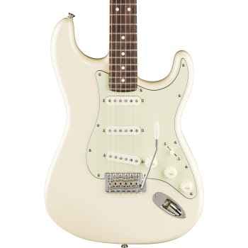 Fender am pro classic strat rw olympic white