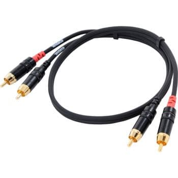 Cordial cfu 0,6 cc cable rca a rca macho 0,6 metros