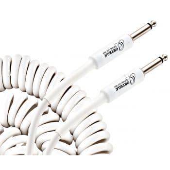 Ortega ORCCIS-30WH. Cable de Guitarra 9 Metros White ORCCIS-30WH