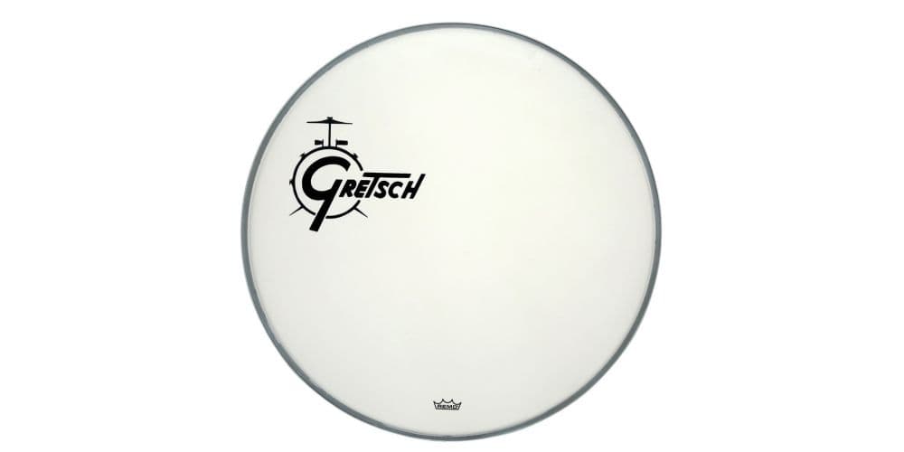 Gretsch Drums GRDHCW22O Parche Bombo 22 Pulgadas Ambassador blanco rugoso GRDHCW22O