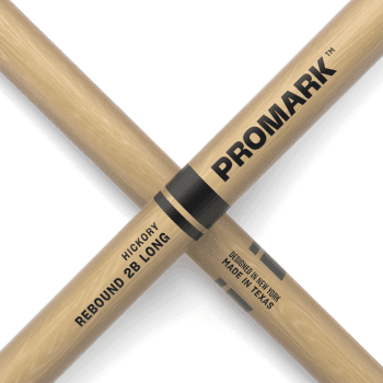 Promark rbh625law rebound 2b long baquetas batería