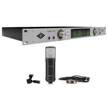 Universal audio apollo x8 gen 2 essential interfaz audio thunderbolt + micrófono sphere lx gratis
