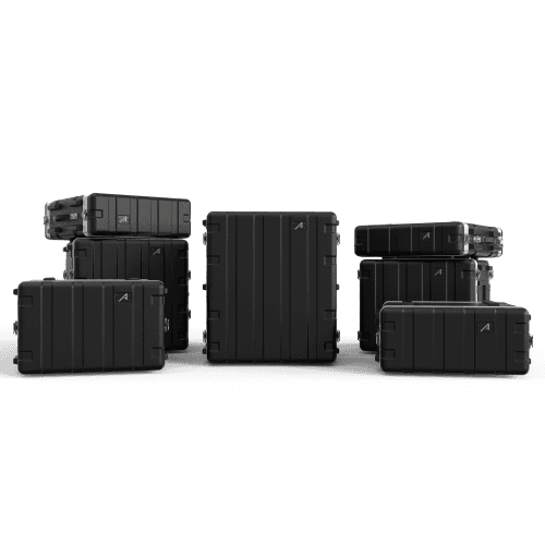 Audibax FA51 4U Rack Flightcase Negro FA51-4U Rack Case