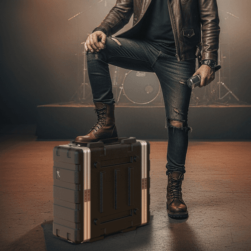 Audibax FA51 4U Rack Flightcase Negro FA51-4U Rack Case