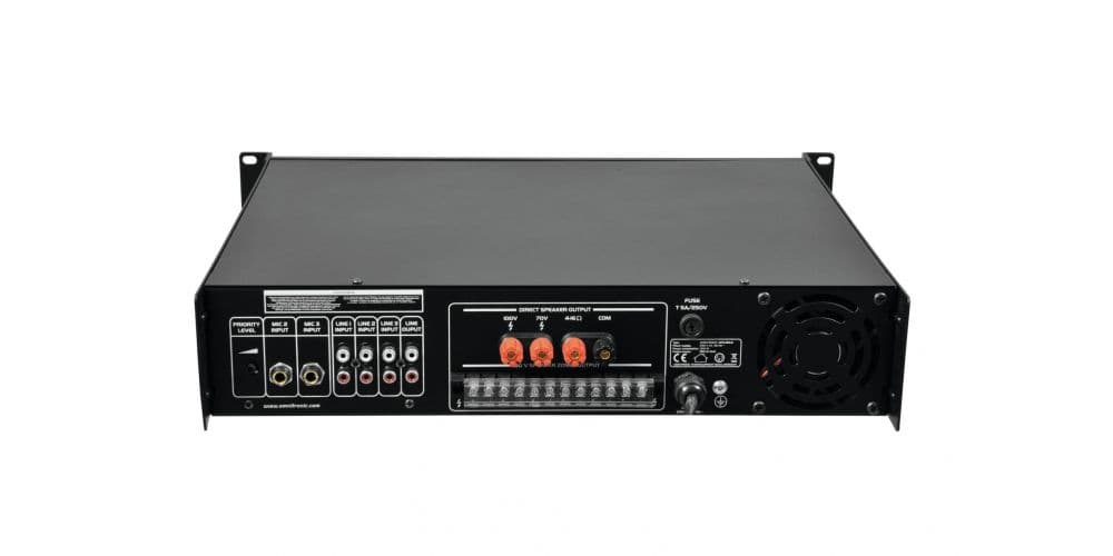 Omnitronic MPZ-350.6 Amplificador de mezcla mono PA de 6 zonas 350w MPZ-350.6