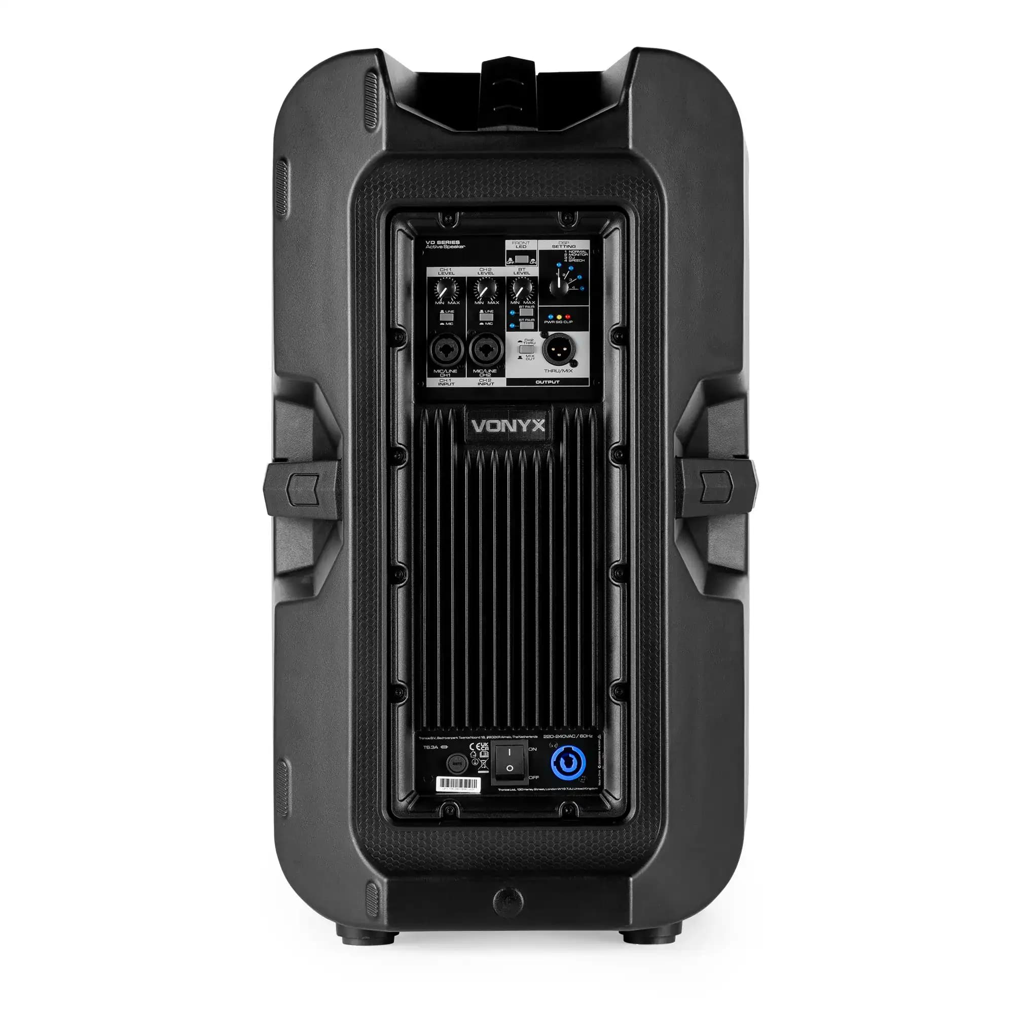 VONYX VD712A Altavoz activo Bi-Amp DSP 12 VD712A Bi-Amp Act Speakers DSP 12"