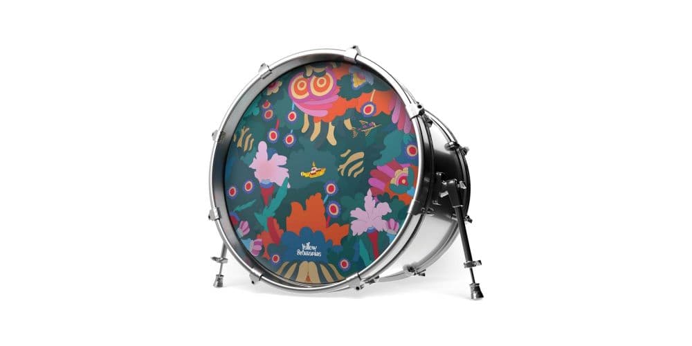 Evans INK20YELSUB-3 Yellow Submarine Parche para Bombo de Batería Under The Sea 20" INK20YELSUB-3