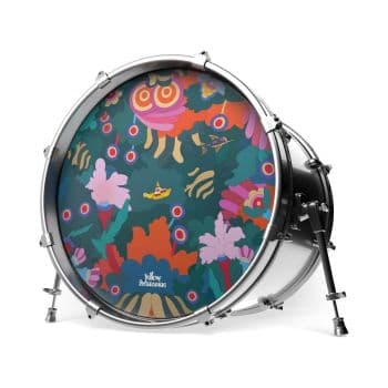 Evans INK20YELSUB-3 Yellow Submarine Parche para Bombo de Batería Under The Sea 20" INK20YELSUB-3