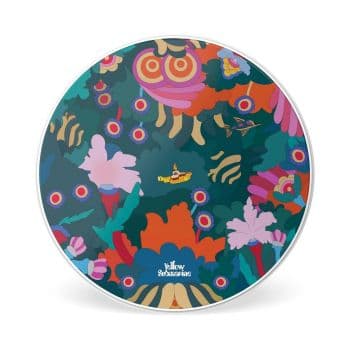 Evans INK20YELSUB-3 Yellow Submarine Parche para Bombo de Batería Under The Sea 20" INK20YELSUB-3