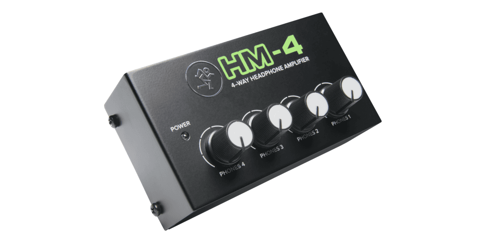 Mackie HM-4 Amplificador de Auriculares. 1 Entrada y 4 Salidas HM-4