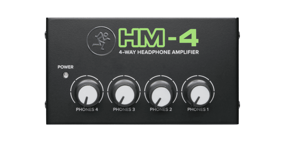 Mackie HM-4 Amplificador de Auriculares. 1 Entrada y 4 Salidas HM-4