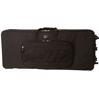 Gator GK-61-SLIM Funda Rígida de Teclado Slim 61 Note con Ruedas GK-61-SLIM