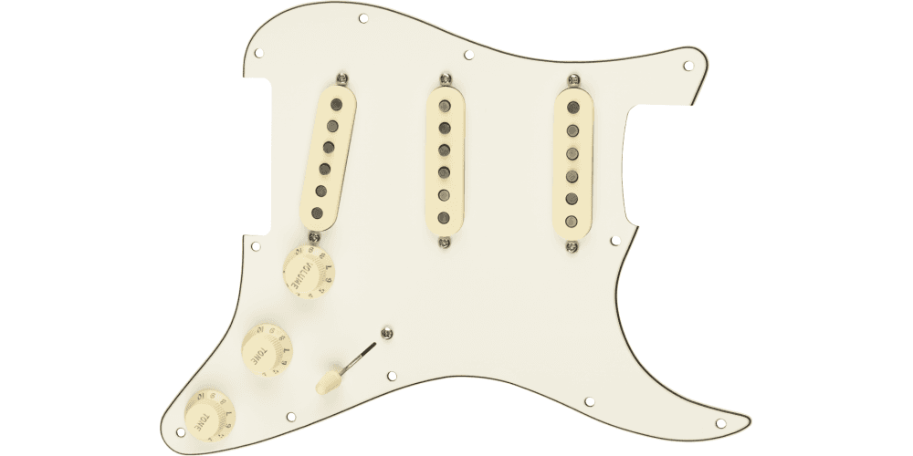 Fender Golpeador Pre-Wired Strat Custom Shop Texas Special SSS White Pre-w PG Strat SSS Tx-Spcl Wht