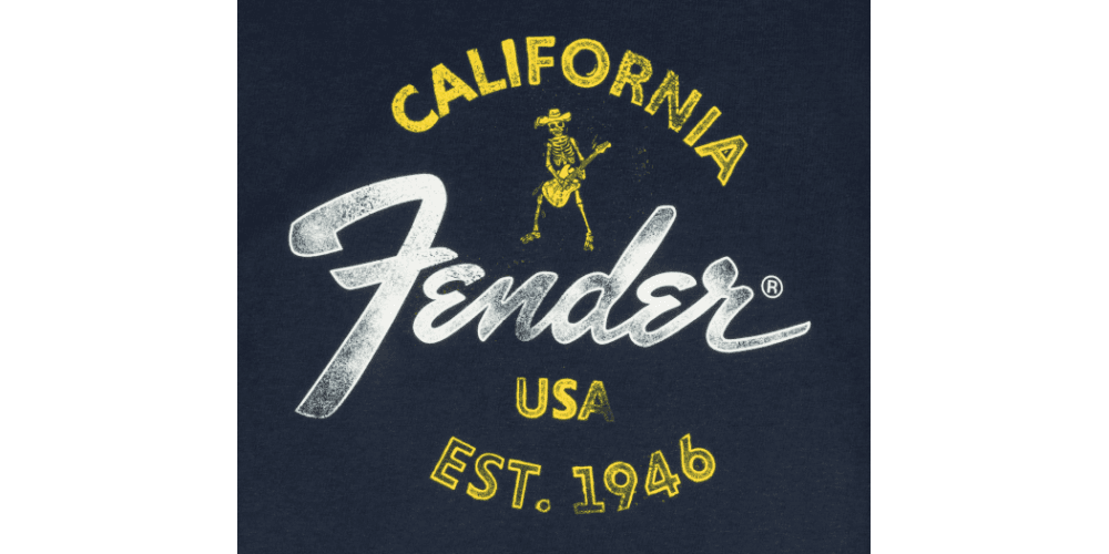 Fender Baja Blue T-Shirt Talla S BAJA BLUE T-SHIRT, BLUE S